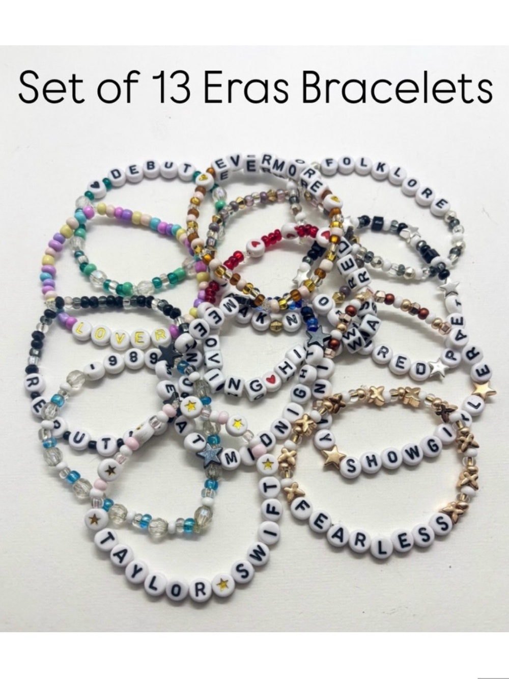 TAYLOR SWIFT FRIENDSHIP BRACELETS- Pack of 10 bracelets ✨💕